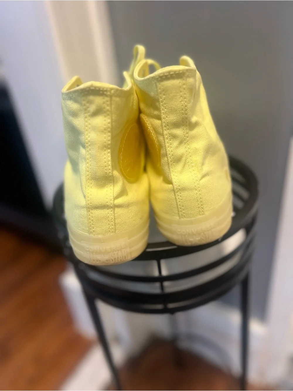 Converse  men Yellow High Top Boat Shoes